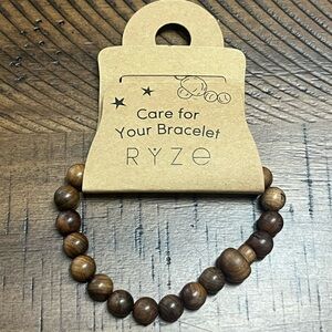 Dark Wood Beaded Ryze Bracelet